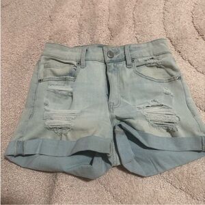 Aeropostale High Rise Midi Shorts